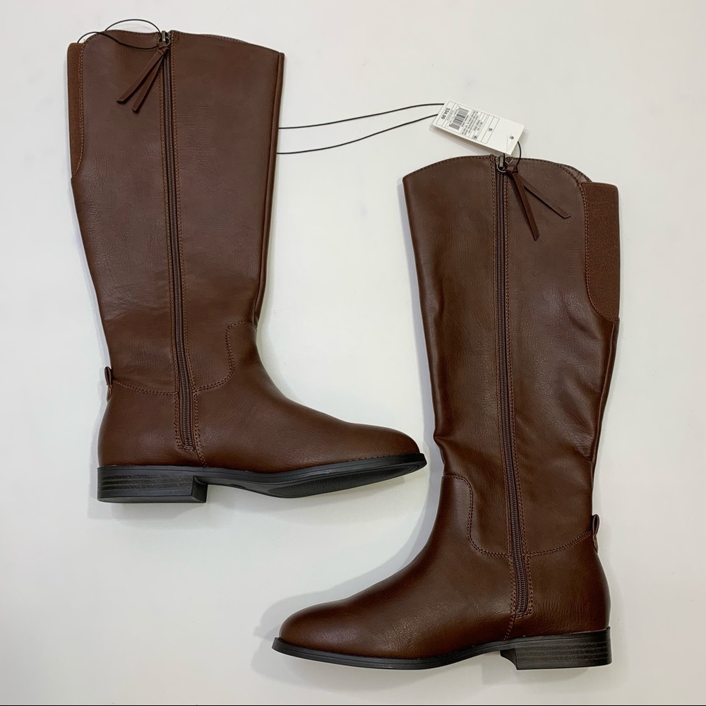 Universal Thread Cognac Riding Boots Size 9.5 - Picture 2 of 16
